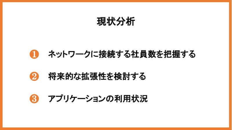 現状を分析する