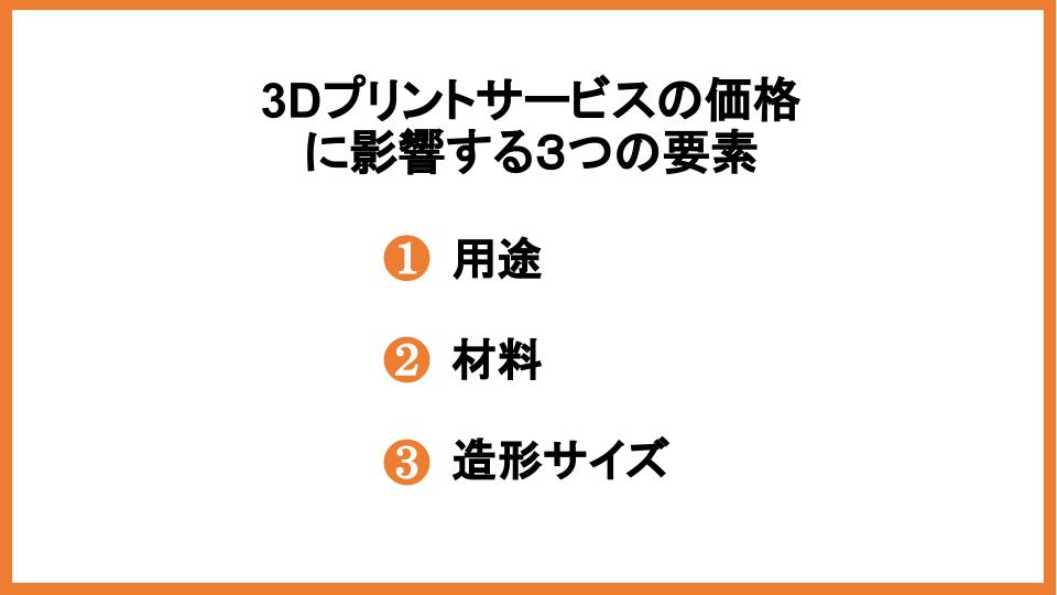 3Dプリントサービスの価格相場